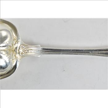 Sterling Silver Bailey Banks & Biddle G Monogram Serving Spoon 8.75