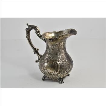 Sterling Silver Barker Brothers Silver Ltd Creamer Pitcher