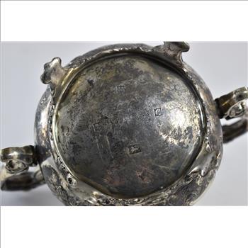 Sterling Silver Barker Brothers Silver Ltd Lidded Sugar