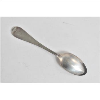 Sterling Silver Benj J. Mayo Engraved Peony Flower Tea Spoon