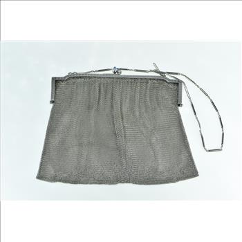Sterling Silver Binder Bros. Inc. Sapphire Mesh Purse Hand Bag