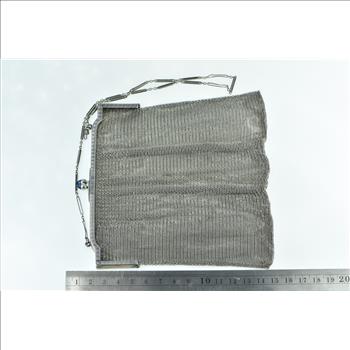 Sterling Silver Binder Bros. Inc. Sapphire Mesh Purse Hand Bag