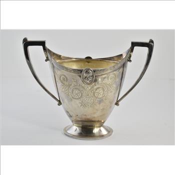 Sterling Silver Black Starr & Frost Gorham Classical Trophy Bowl