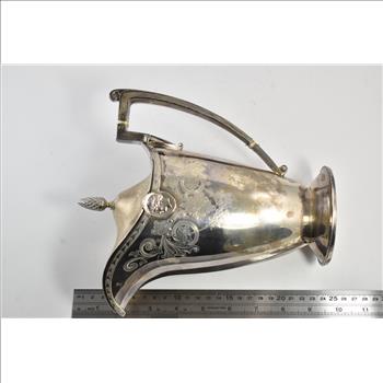 Sterling Silver Black Starr & Frost Gorham Greek Motif Creamer