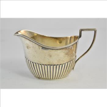 Sterling Silver Black Starr & Frost L W F Monogram Creamer