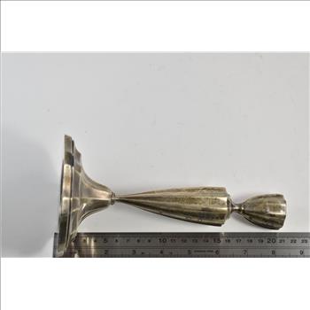 Sterling Silver Black Starr & Frost Weighted Candle Stick Set (3x)