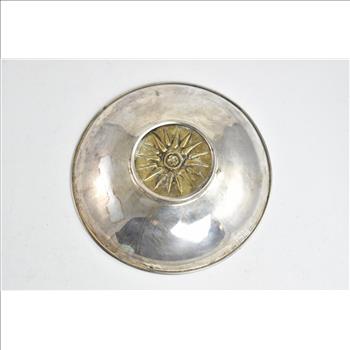 Sterling Silver Bronze Greek Nymph Faun Bowl Trinket Dish