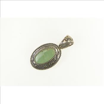 Sterling Silver Carolyn Pollack Turquoise Relios Pendant