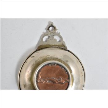 Sterling Silver Cartier Pouringer Bronze Italian Coin Baby Bowl