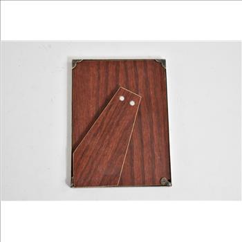 Sterling Silver Cartier Vintage Monogram Picture Frame 5.25x3.75