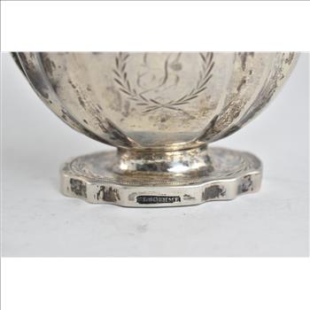 Sterling Silver Charles Louis Boehme 1800s Monogram Creamer
