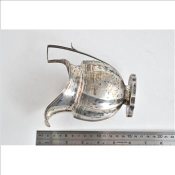 Sterling Silver Charles Louis Boehme 1800s Monogram Creamer