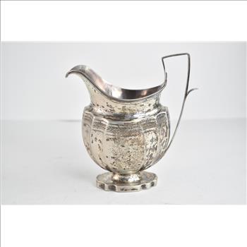 Sterling Silver Charles Louis Boehme 1800s Monogram Creamer