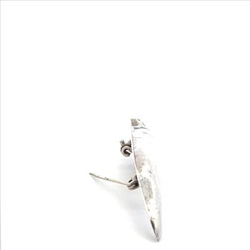 Sterling Silver Chili Hot Pepper Vintage 3D Fashion Pin/Brooch