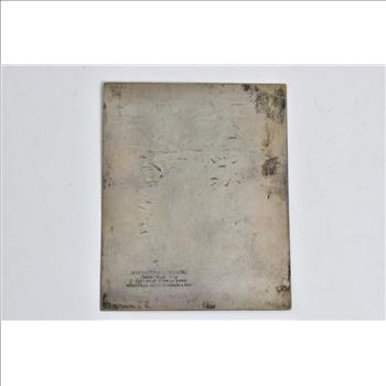 Sterling Silver Christmas Card Rockwell Saturday Evening Post