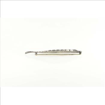 Sterling Silver Cini Black Starr & Gorham Art Nouveau Leaf Pin/Brooch