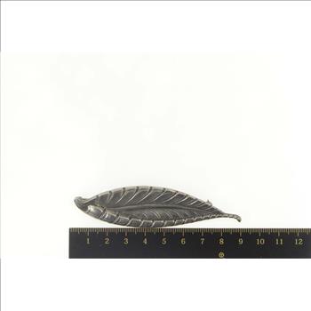 Sterling Silver Cini Black Starr & Gorham Art Nouveau Leaf Pin/Brooch