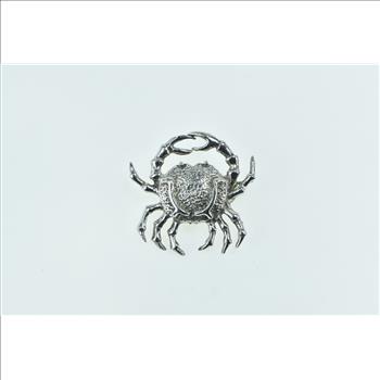 Sterling Silver Crab Cancer Astrology Zodiac Star Sign Pin/Brooch