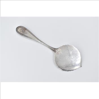 Sterling Silver Crosby Hunnewell & Morse Elaborate Pastry Server Knife