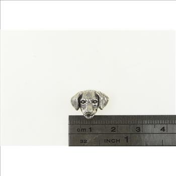 Sterling Silver Dachshund Dog Breed Pet Head Game Piece