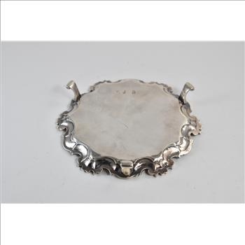 Sterling Silver Dublin Ireland Alta Petit Strength In Unity Engraved Plate