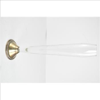 Sterling Silver Duchin Creation Weighted Glass Bud Flute Vase