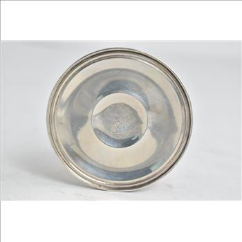 Sterling Silver Duchin Creation Weighted Glass Bud Flute Vase