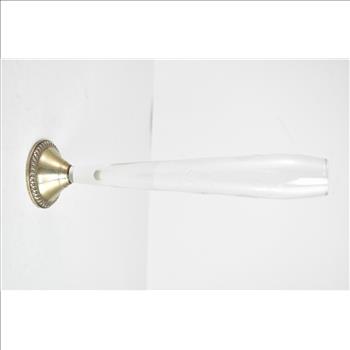 Sterling Silver Duchin Creation Weighted Glass Bud Flute Vase