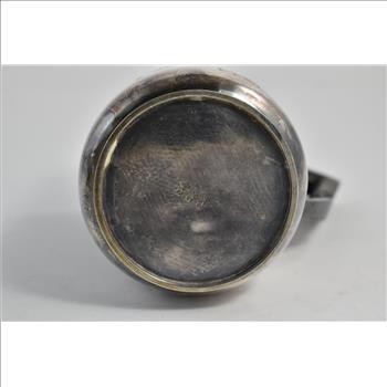 Sterling Silver EG Webster & Son Ornate Floral Scroll Engraved Creamer