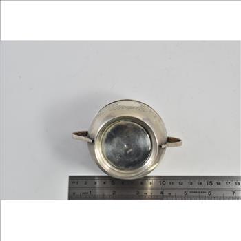 Sterling Silver Egyptian Silver Floral Engraved Sugar