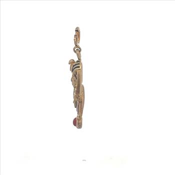 Sterling Silver Enamel Pharaoh Ancient Egyptian King Charm/Pendant