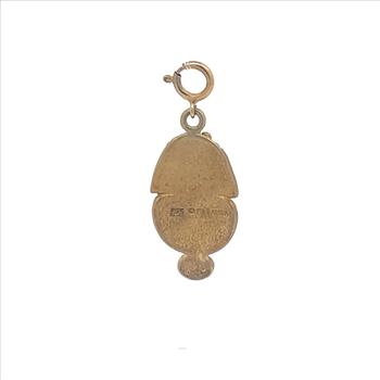 Sterling Silver Enamel Pharaoh Ancient Egyptian King Charm/Pendant