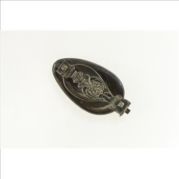 Sterling Silver Fili Peruzzi Italian Angel Demon Folding Spoon