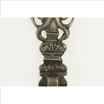 Sterling Silver Fili Peruzzi Italian Angel Demon Folding Spoon