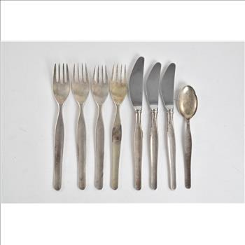 Sterling Silver Finland Vintage Partial Dinner Set (8 pieces)