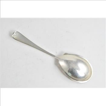 Sterling Silver Galt & Bro Lipped Serving Spoon 9