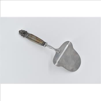 Sterling Silver Georg Jensen Acorn Cheese Plane Slice Slicer