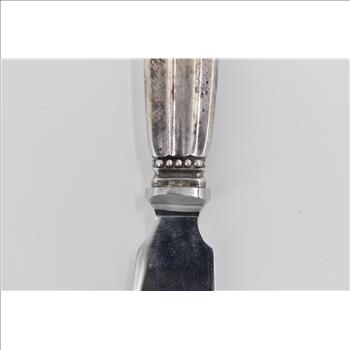 Sterling Silver Georg Jensen Acorn Cheese Slice Slicer Knife