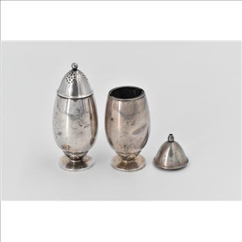 Sterling Silver Georg Jensen Cactus Salt & Pepper Shaker 629 C (2pcs)