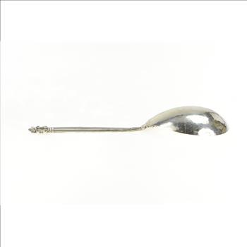 Sterling Silver Georg Jensen Konge Acorn Serving Spoon