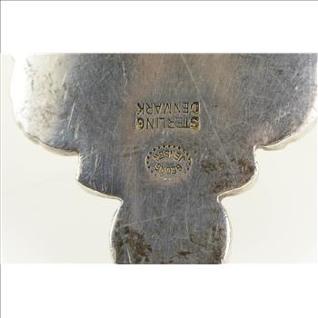 Sterling Silver Georg Jensen Konge Acorn Serving Spoon