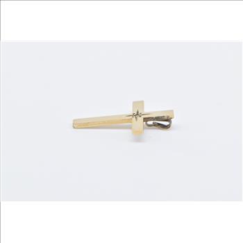 Sterling Silver Gold Plated Diamond Cross Christian Faith Pendant