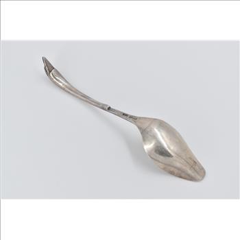 Sterling Silver Goose Swan Serving Gravy Spoon