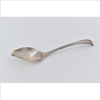 Sterling Silver Goose Swan Serving Gravy Spoon