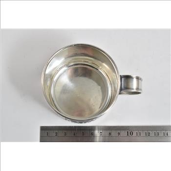 Sterling Silver Gorham Baby Cup Alphabet Children Letters