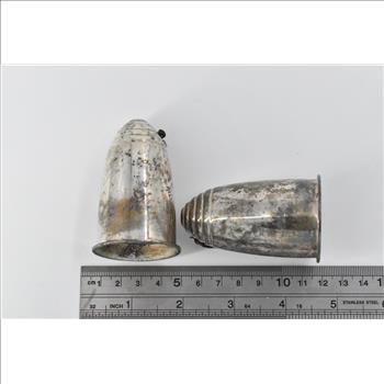 Sterling Silver Gorham Beehive Honey Bee Salt Pepper Shaker Set (2 pcs)