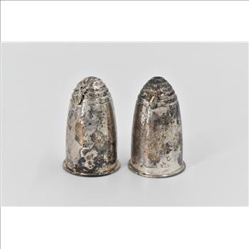 Sterling Silver Gorham Beehive Honey Bee Salt Pepper Shaker Set (2 pcs)