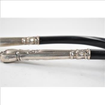 Sterling Silver Gorham Chanitlly Ebony Salad Serving Set (2 pcs)