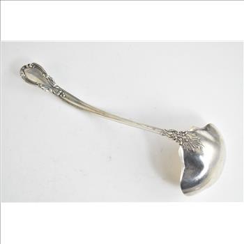 Sterling Silver Gorham Chantilly Maier & Berkele Large Solid Soup Ladle