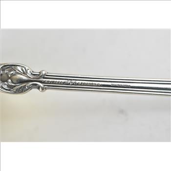 Sterling Silver Gorham Chantilly Maier & Berkele Large Solid Soup Ladle